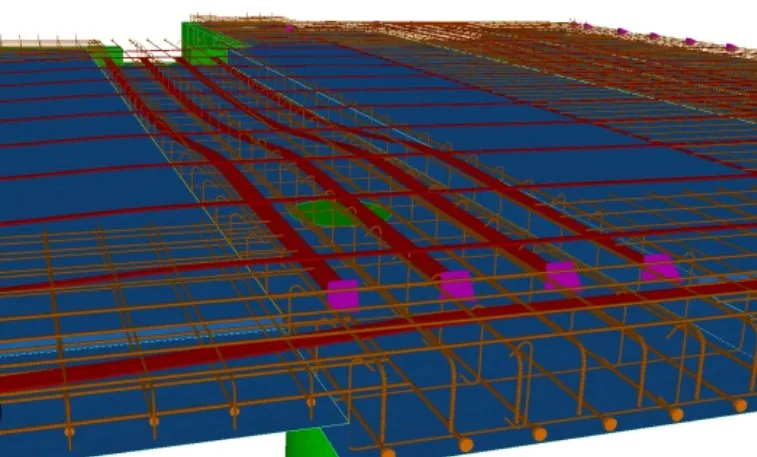 3D Laser Scanning: Post-Tension Slabs Before and After Placement