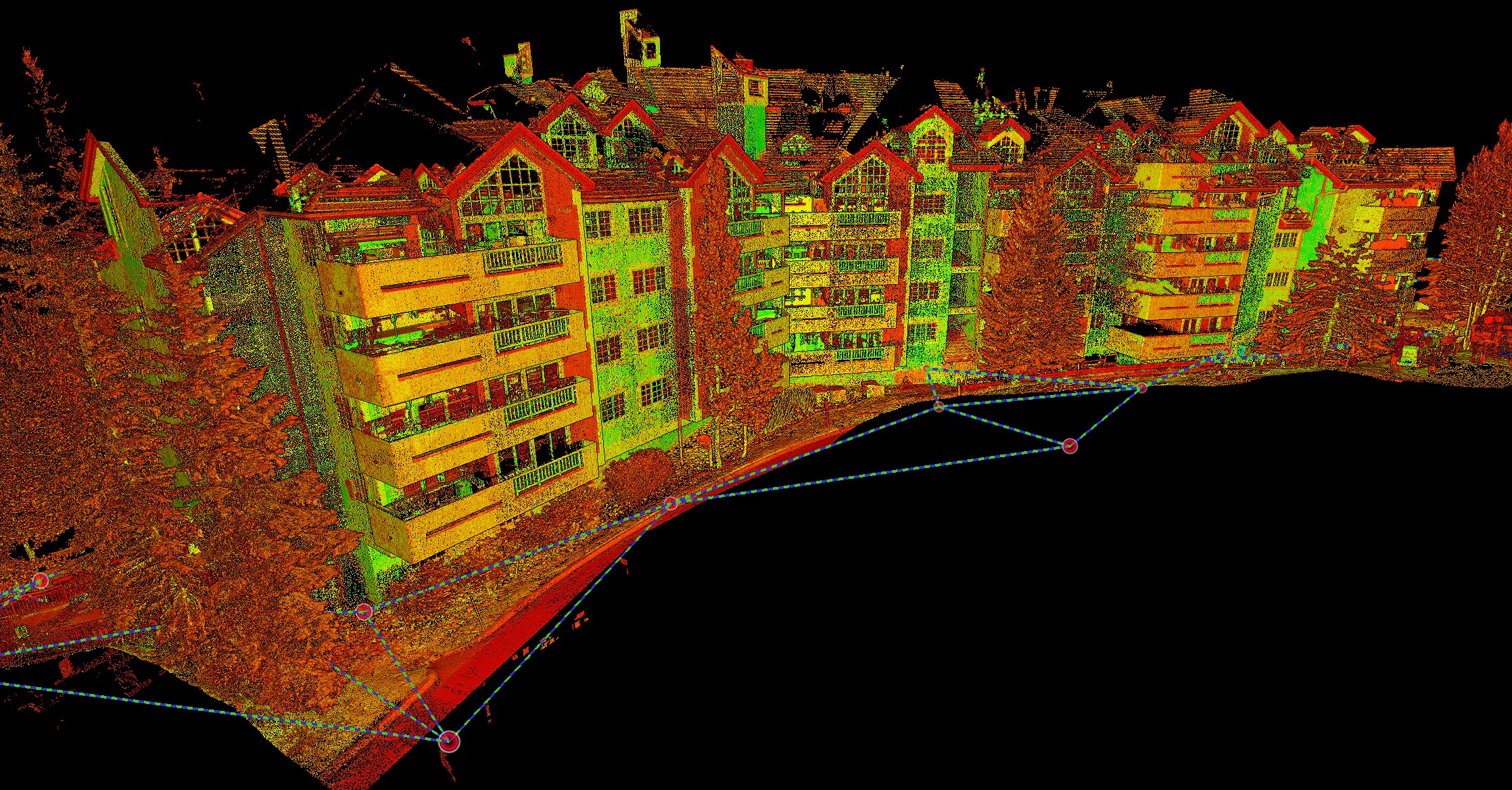 LiDAR Scanning for Scaffolding Design at St. James Place in Beaver Creek